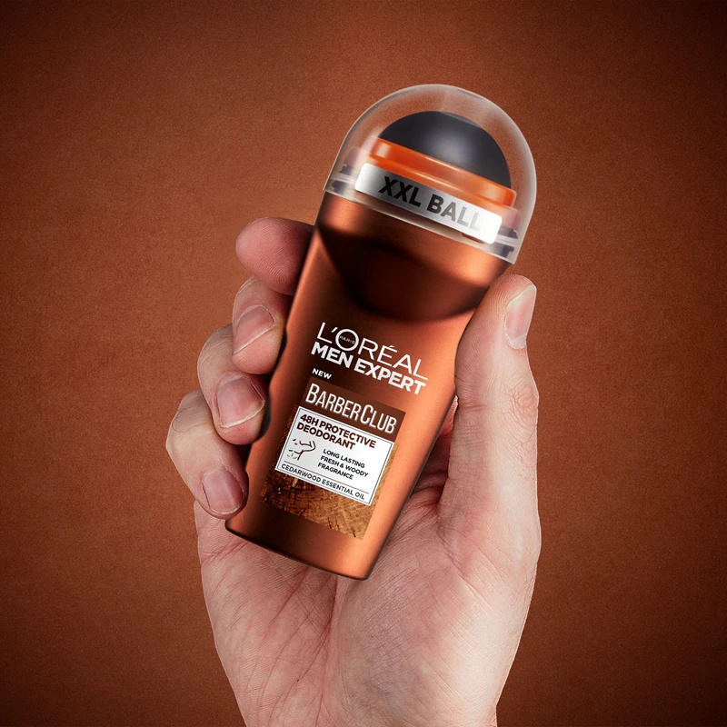 L'Oréal Paris Men Expert Barber Club rullīšu dezodorants vīriešiem