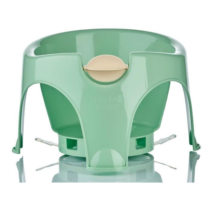 Anello da bagno per bambini THERMOBABY AQUAFUN, colore verde celadon - Giocattolo blu - Prodotto in Francia