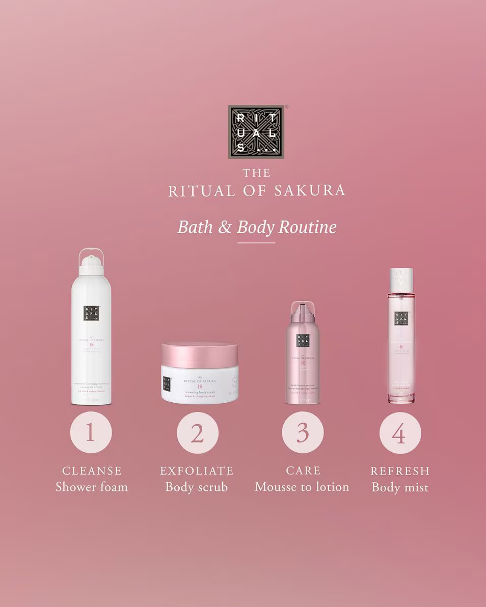 RITUALS Το Τελετουργικό του Αφρού Αφρόλουτρου Sakura