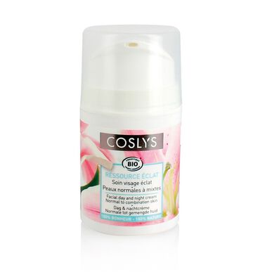 Coslys Ressource Éclat Soin Visage Éclat Crema Rostro Matificante Piel Normal a Mixta 50 ml 50 ml