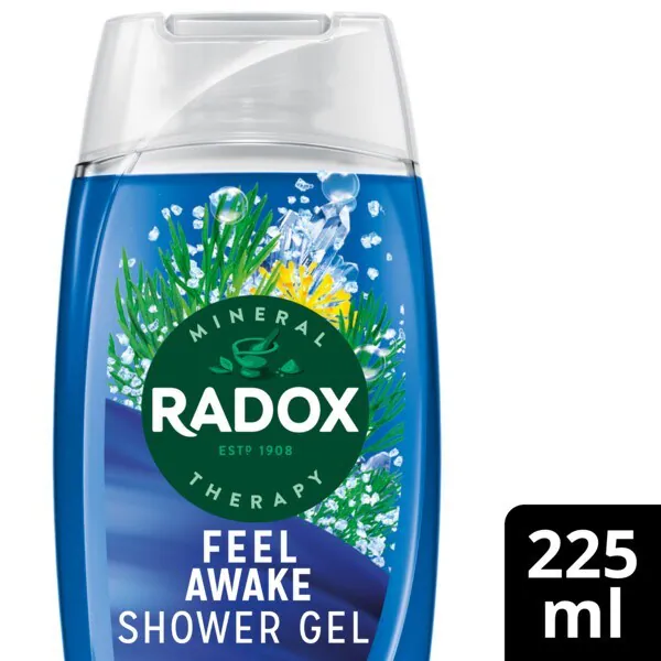 Radox Sprchový gel a šampon 2 v 1 Feel Awake 225 ml