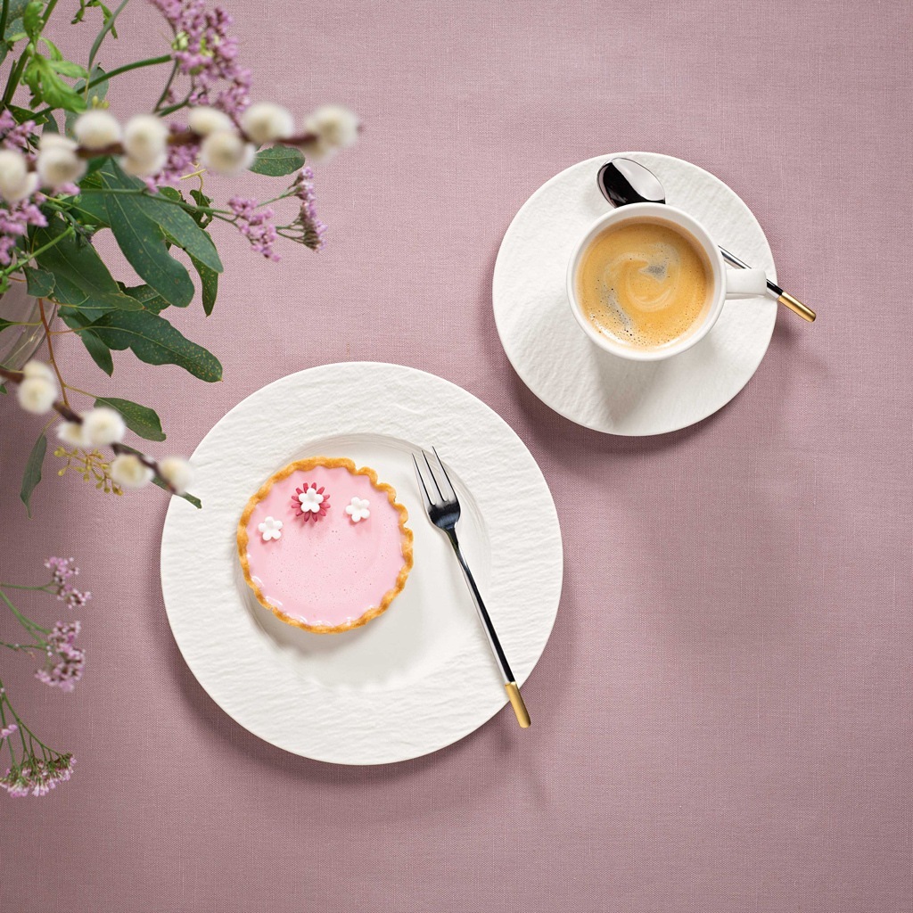 Villeroy & Boch galda piederumu komplekts, šķīvju komplekts, 6 daļas, ražotājs EC, krāsa Rock blanc – 1 daļa