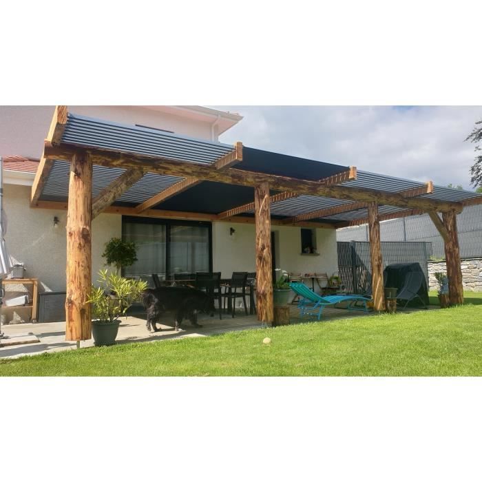 MECANISME PERGOLA BIOCLIMATIQUE SAM KIT - noir