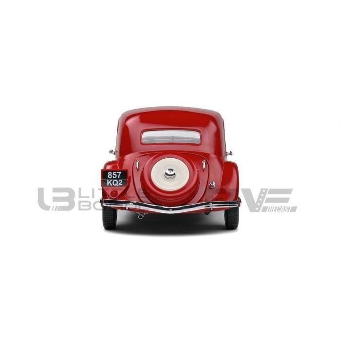 Modellino da collezione di auto - CITROEN Traction (1937) - scala 1/18 - SOLIDO - Rosso