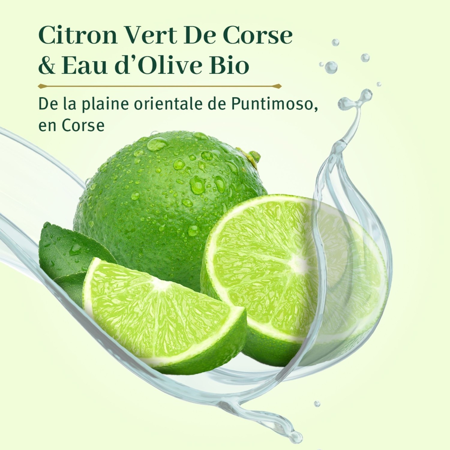 Le Petit Olivier Gel Douche Hydratant à l'Eau d'Olive BIO Citron Vert de Corse