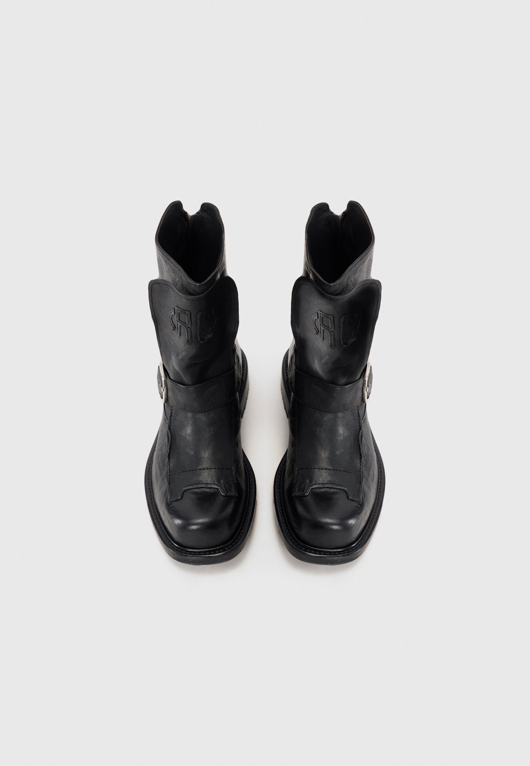 Roberto Cavalli COMBACT - Kovbojské/motorkářské boty - black