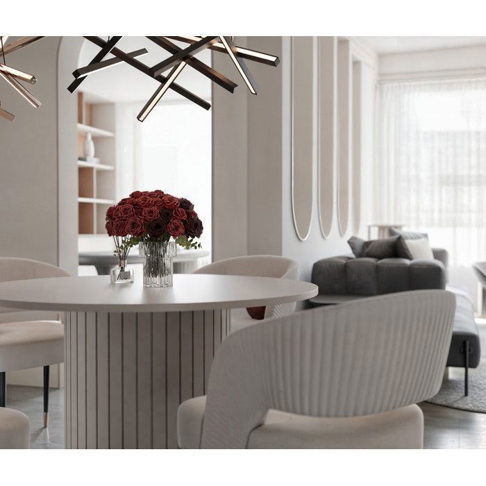 SENTO IDOHOME eettafel 120x75,2 cm, eigentijds, zwart kasjmier