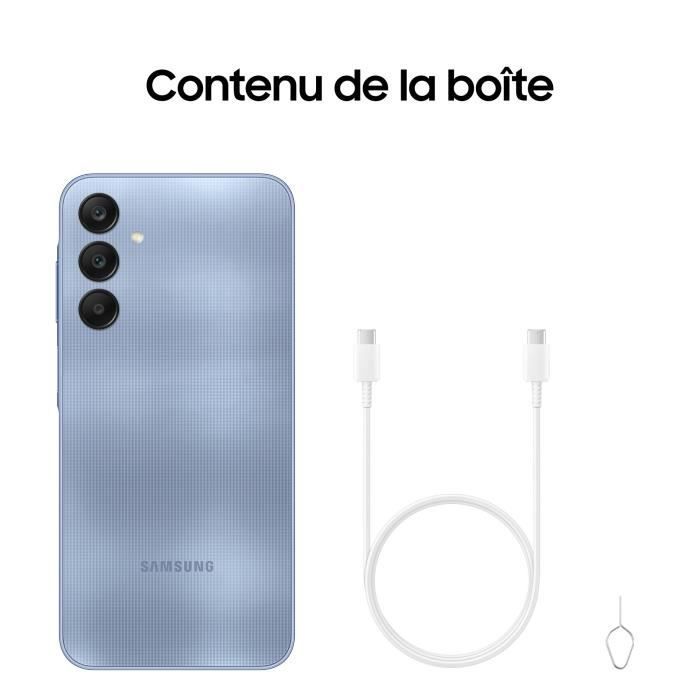 Samsung Galaxy A25 Smartphone 256 Go 5G Bleu