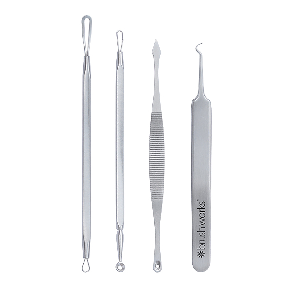 Brushworks Set zur Entfernung von Mitessern und Hautunreinheiten