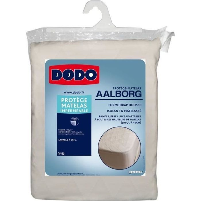 Coprimaterasso DODO Aalborg - Trapuntato e impermeabile - 140x190 cm