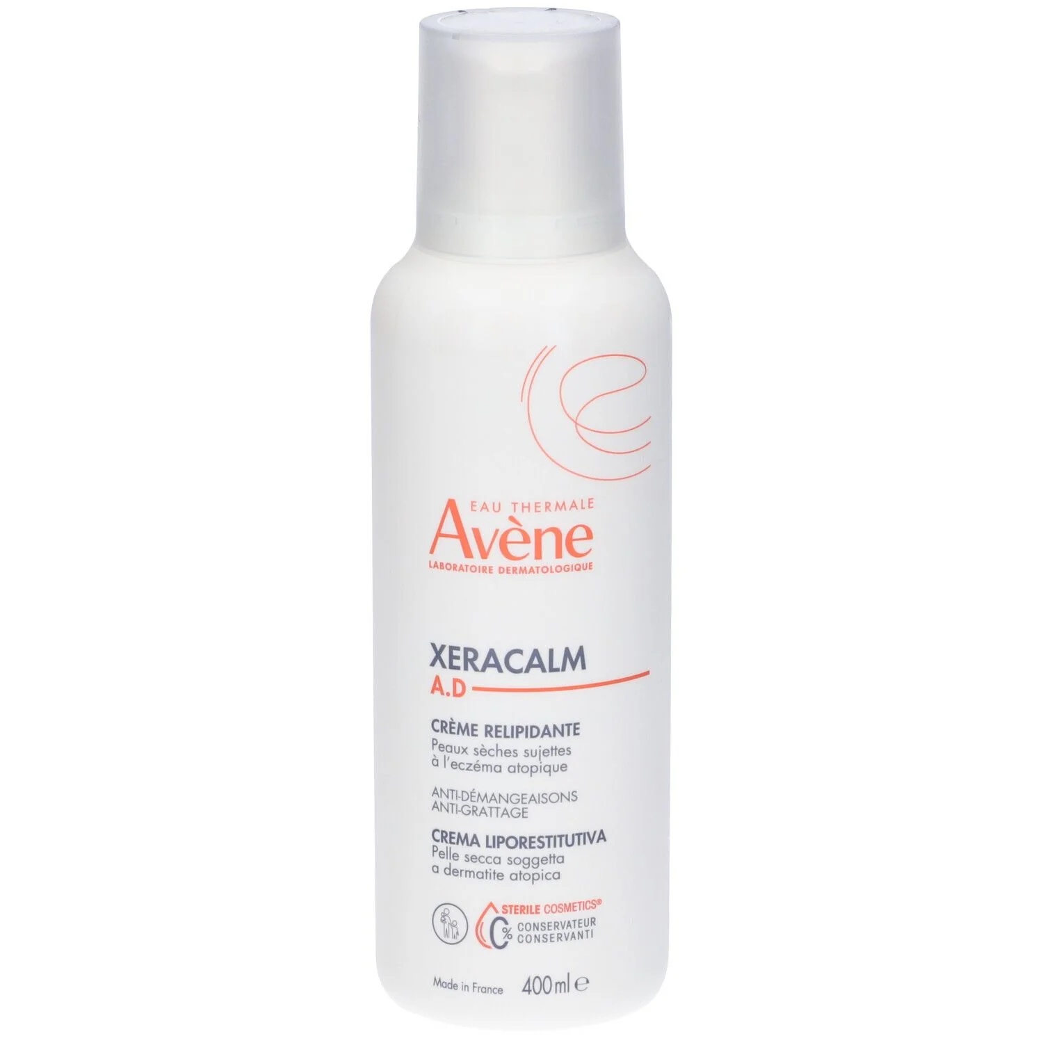 AVENE Xeracalm Ad Cr Lipo 400ml zachte formule