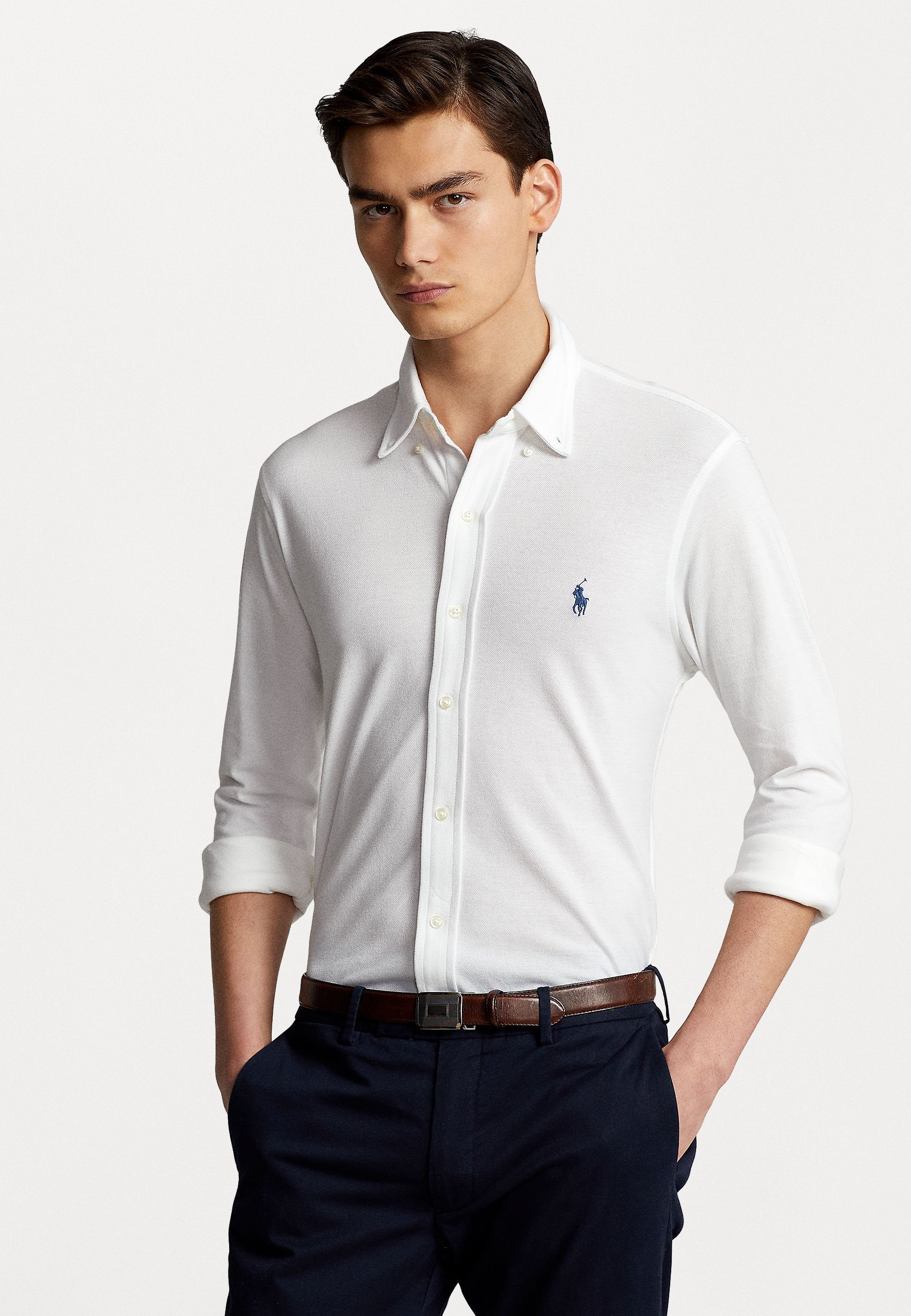 Polo Ralph Lauren Featherweight Mesh Shirt - Shirt - wit