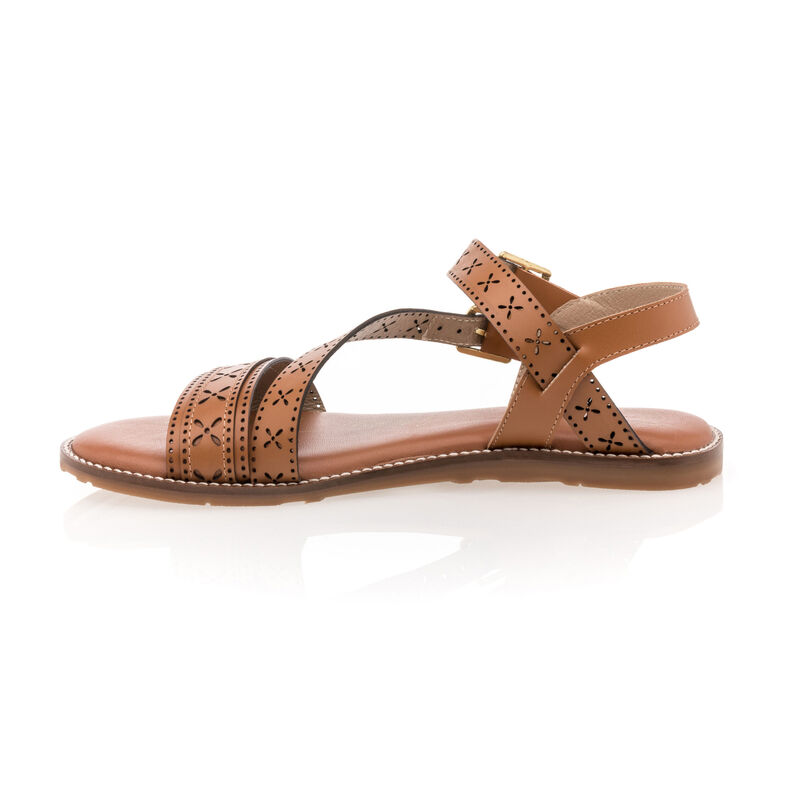 Sandalias marrones para mujer / Zapatos de punta abierta