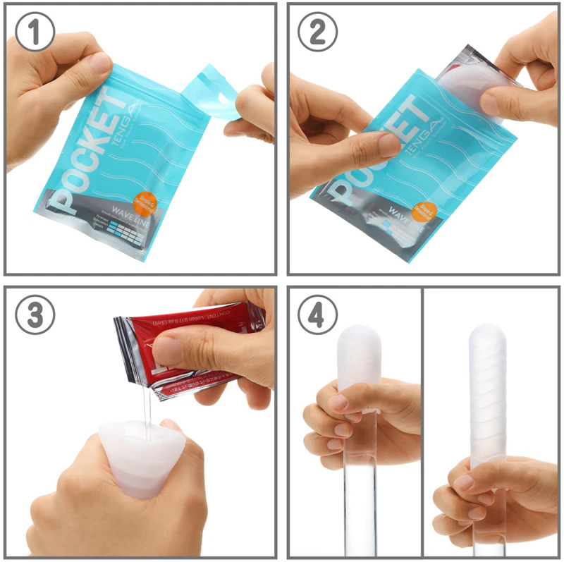 Tenga Pocket Block Edge wegwerpmasturbator