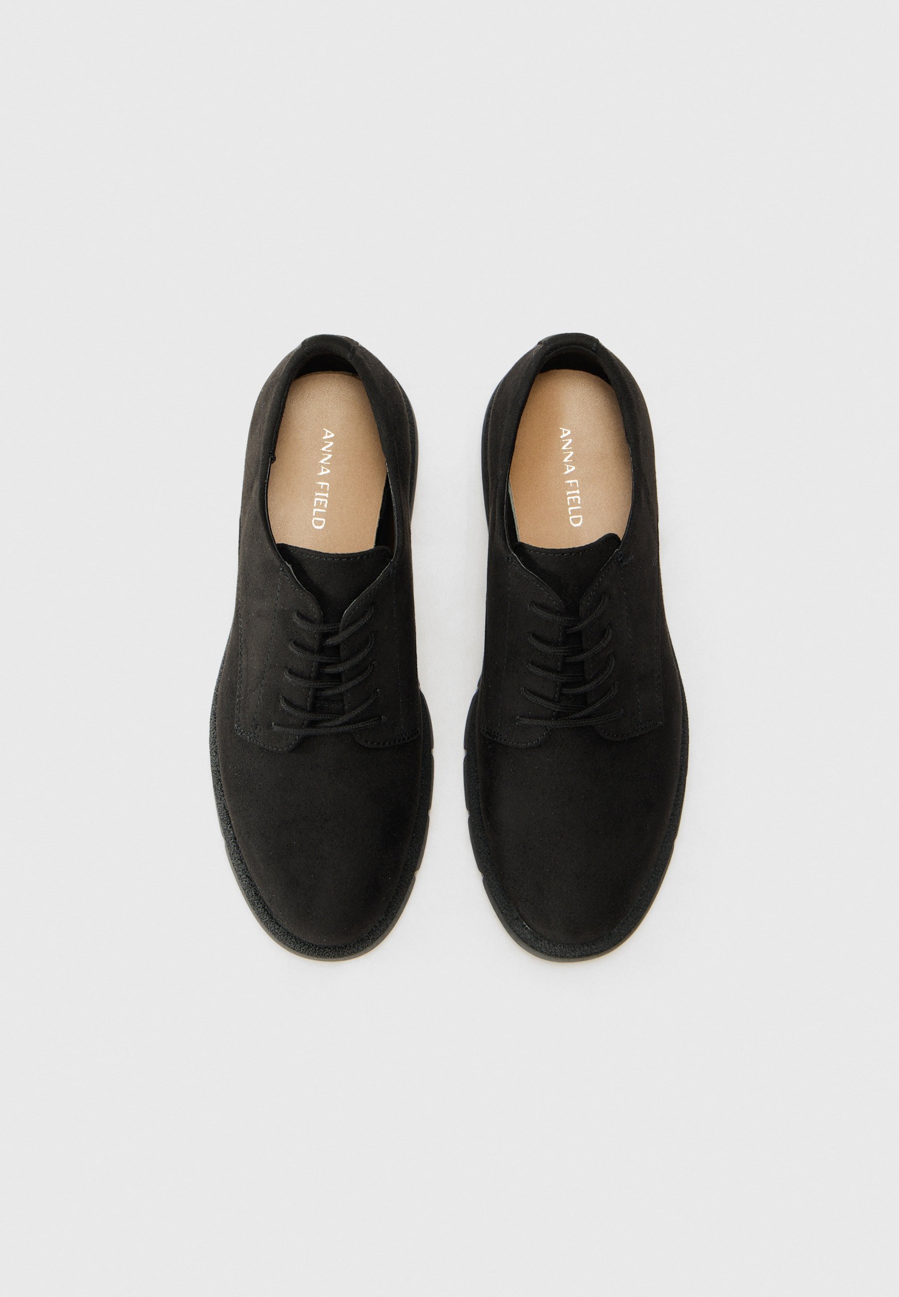 Anna Field Schnürschuhe mit breiter Passform – schwarz