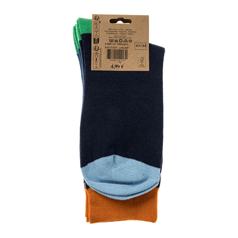  Herrensocken und Strumpfhosen Blau