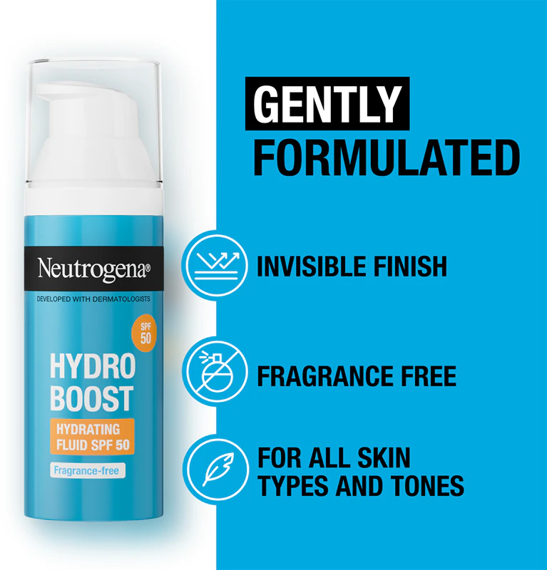 Fluido Hidratante Leve Neutrogena Hydro Boost® FPS 50