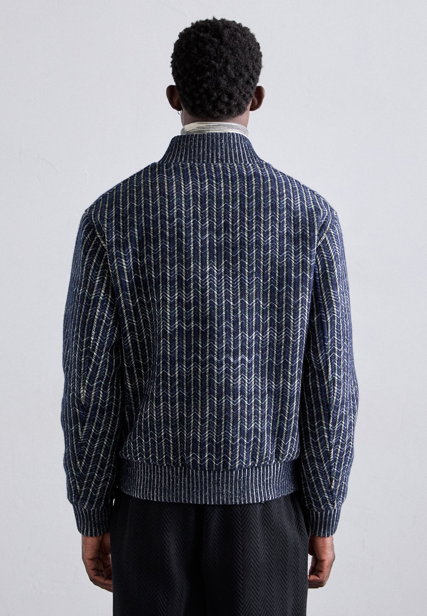 Missoni JACKET - Bomberjack - blauw/grijs