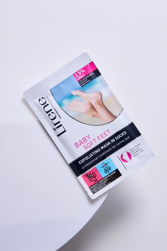 Lirene Foot Care exfoliačné, hydratačné a zjemňujúce ponožky na nohy