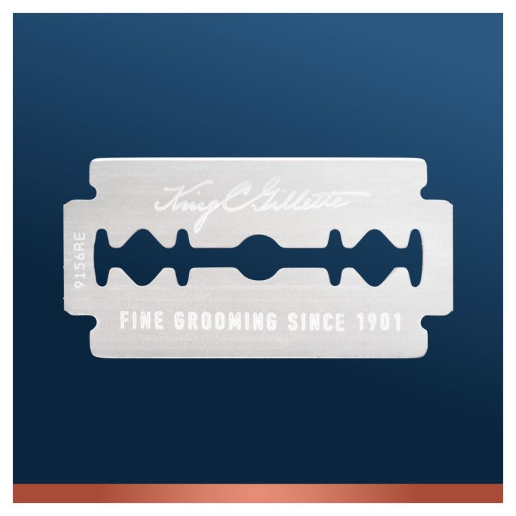 Žiletky Gillette King C. Double Edge Nabíjačky a náhradné náplne