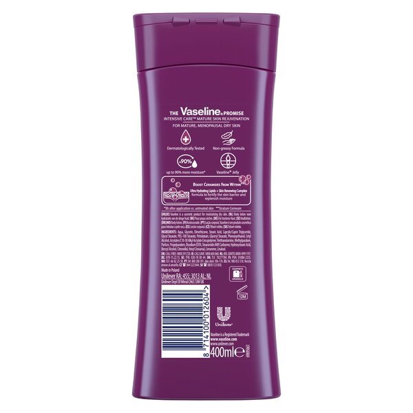 Losjon za zrelo kožo z vazelinom za intenzivno nego<br>400ml