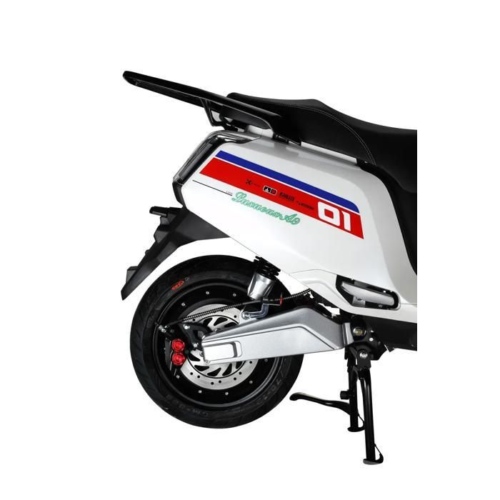 Scooter elétrica KAIWEI A9 50cc – Bateria de lítio, ideal para cidade e deslocamentos diários – Cor: Branca, Bateria: 60V 29Ah