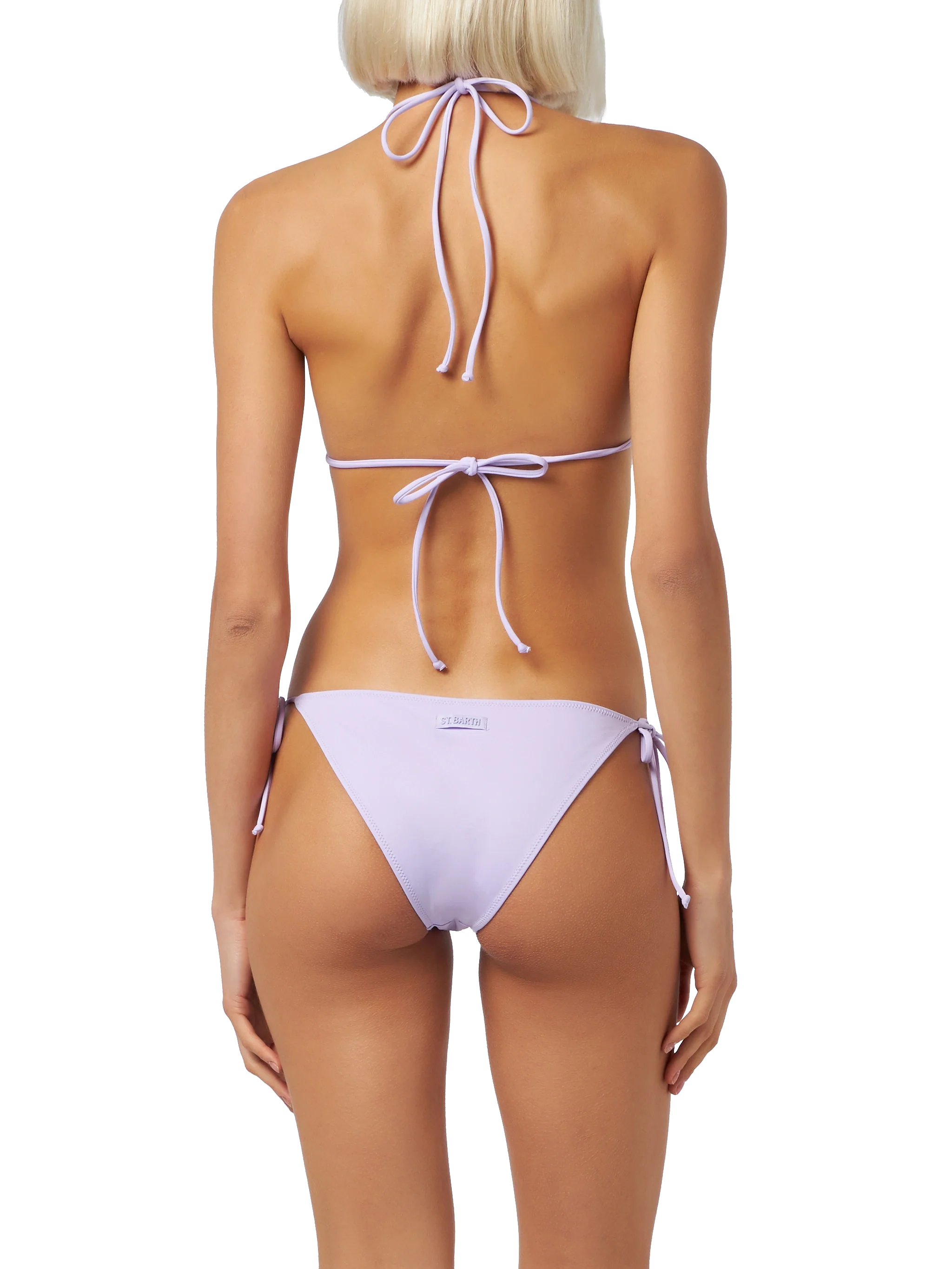 Leah Virgo Klassieke Paarse Triangel Bikini voor Dames