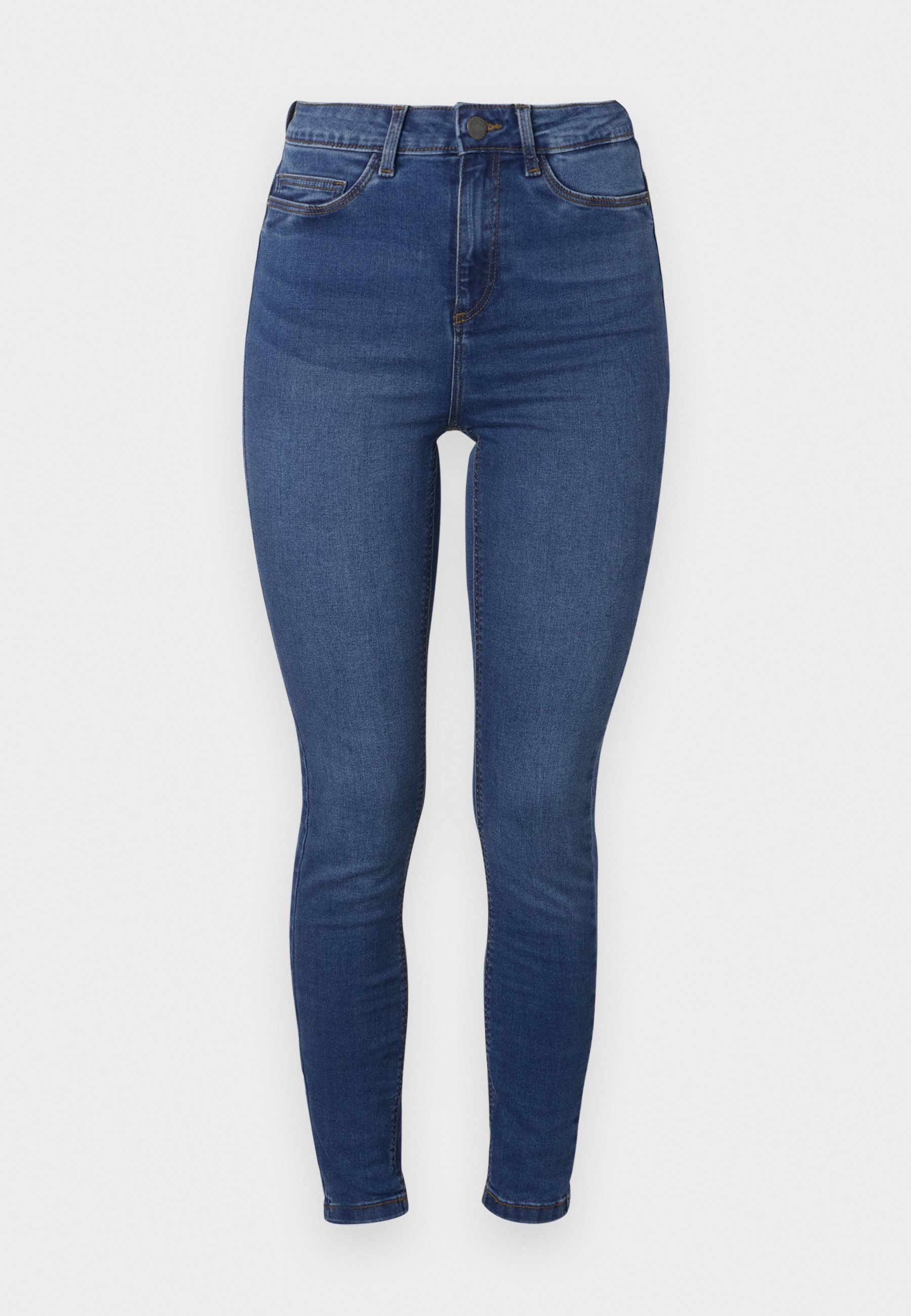 Noisy May NMCALLIE SKINNY - Jeggings - denim bleu moyen
