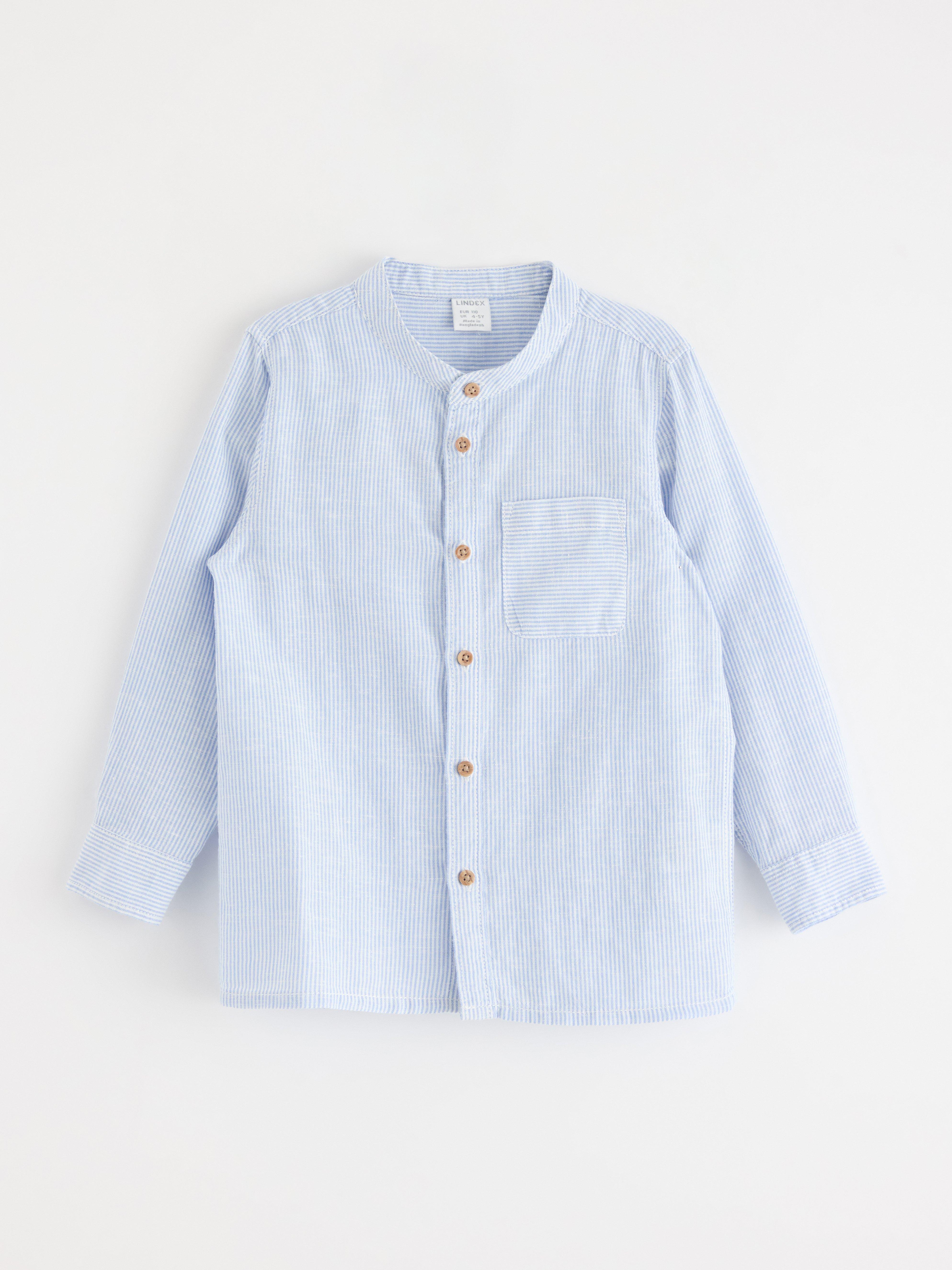Långärmad skjorta Light Blue