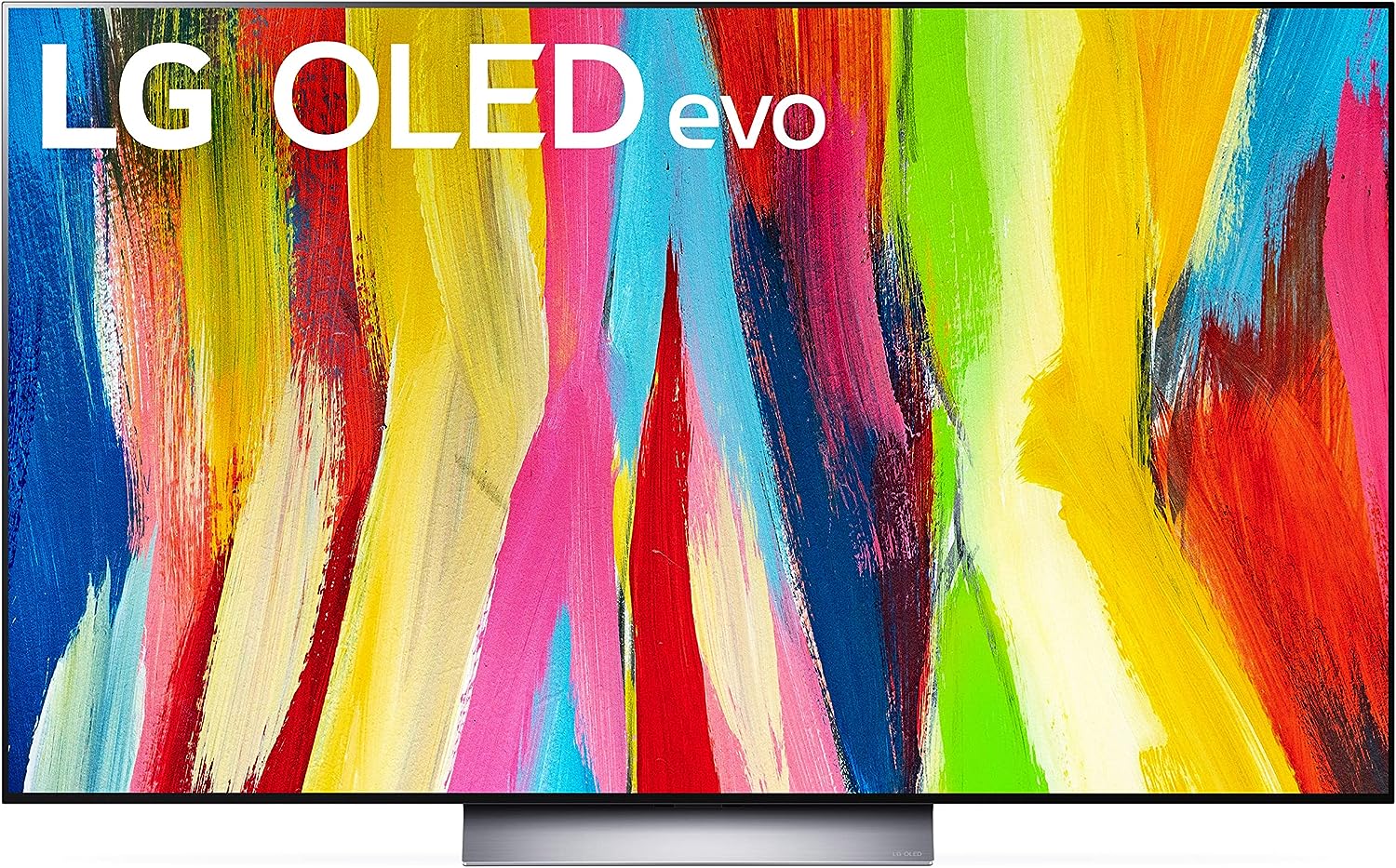 LG C2 Serie 55-Zoll OLED evo Smart TV OLED55C2PUA, 2022 – KI-gestützter 4K-Fernseher mit integrierter Alexa-Sprachsteuerung, Dunkelsilber
