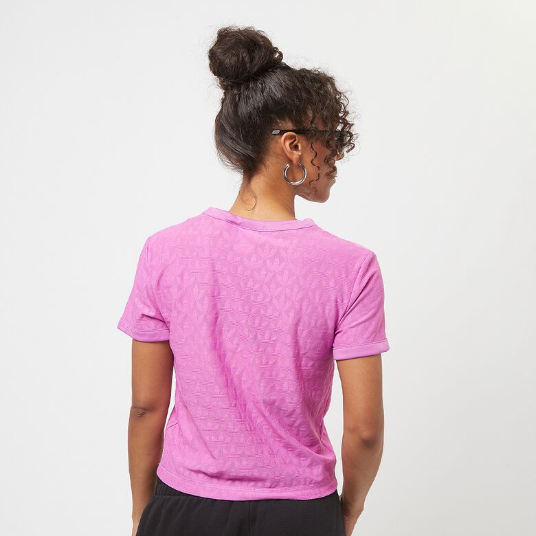 Crop-T-Shirt aus Mesh