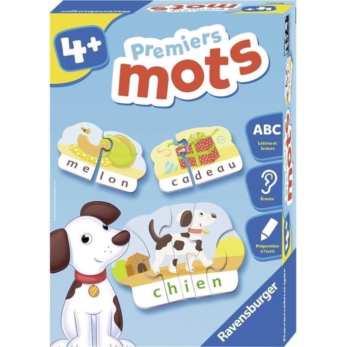 Primeras palabras - Juego educativo - Preparación para la lectura - Ravensburger - A partir de 4 años