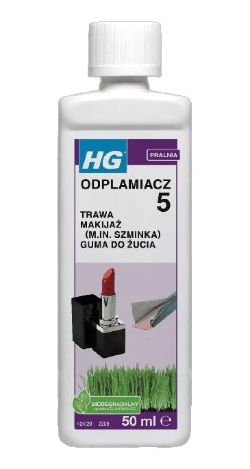 HG Odplamiacz usuwający plamy z makijażu, trawy, markerów, gumy do żucia etc. 50 ml