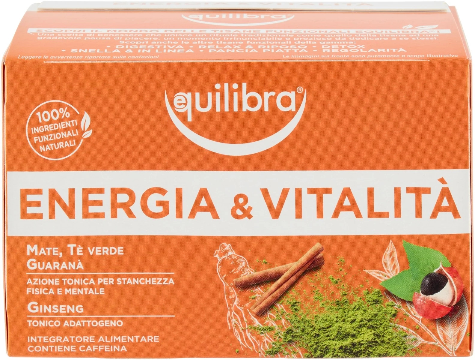 EQUILIBRA Kräutertee Equilibra Energie & Vitalität 15 Filter gegen Müdigkeit und Erschöpfung