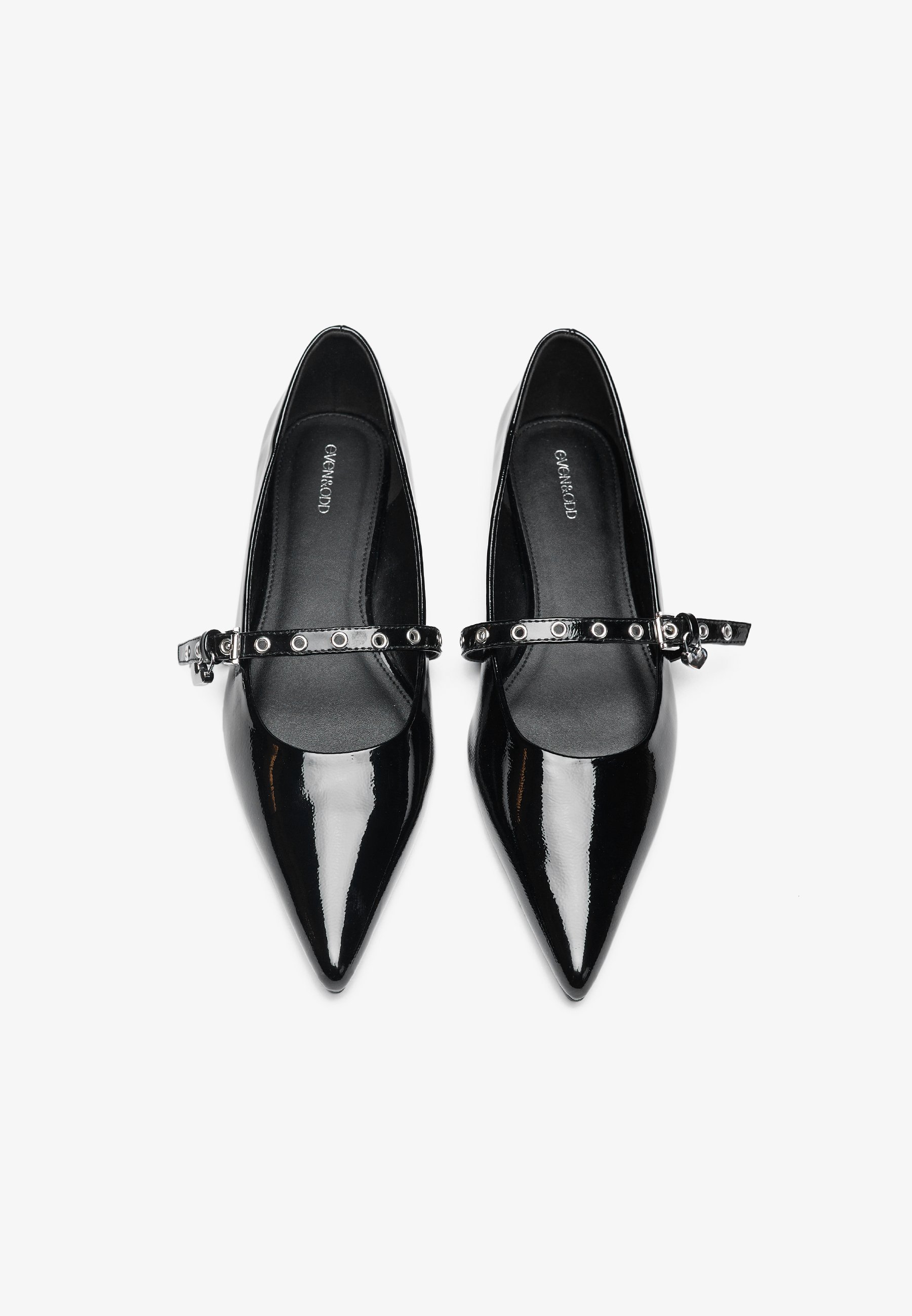 Ballerines Even&Odd à coupe large - noires