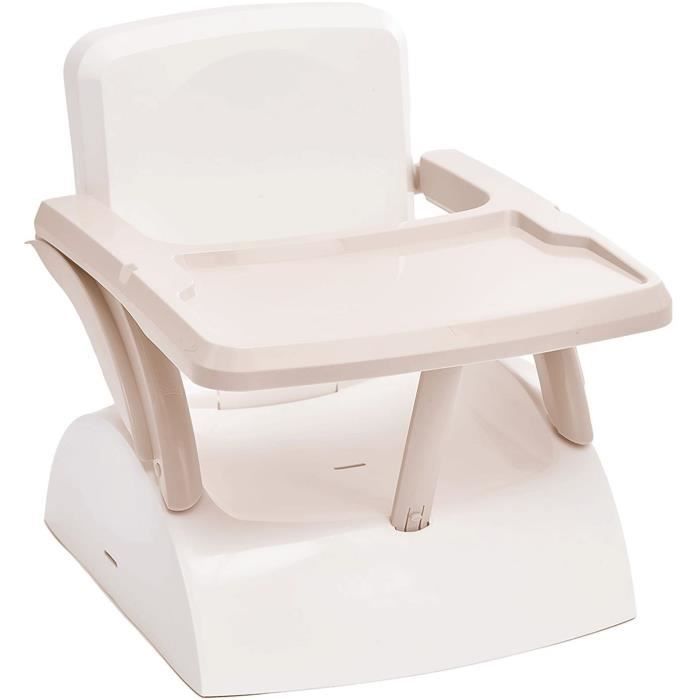 Seggiolino rialzato 2 in 1 THERMOBABY YEEHOP - 6-18 mesi - Cintura di sicurezza a 3 punti - Vassoio rimovibile - Marrone ghiaccio