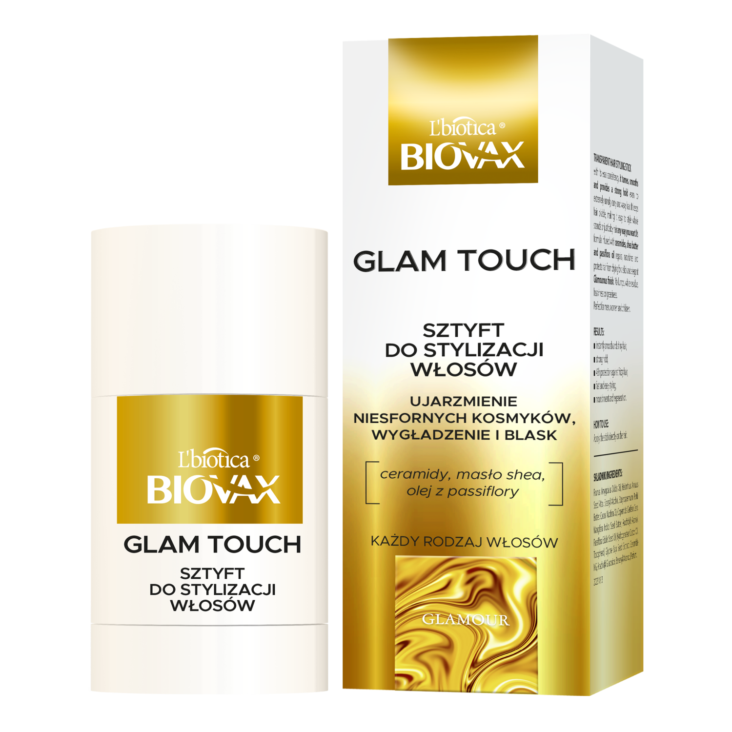 L'biotica Biovax Glamour Glam Touch