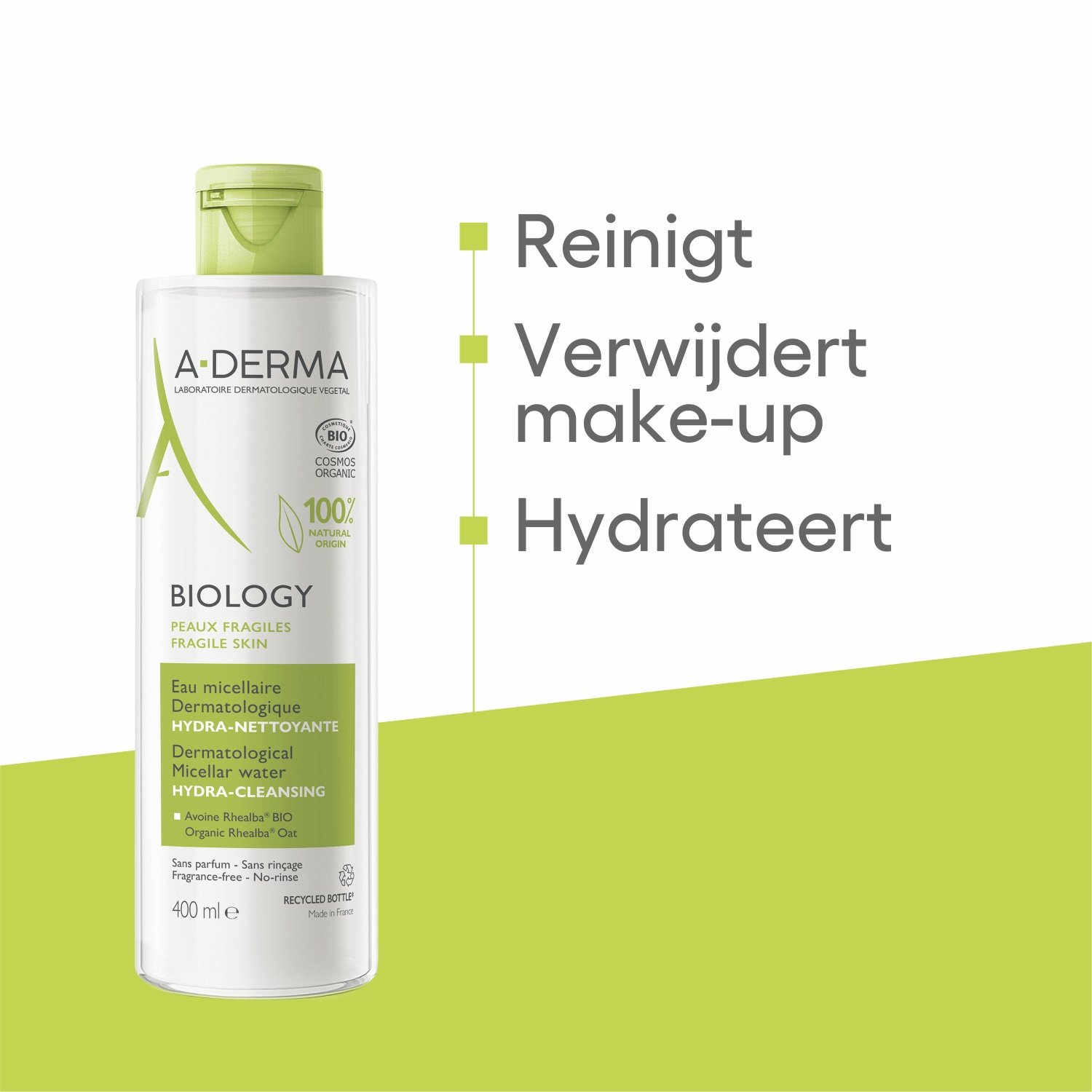 A-DERMA Micelarna voda – Dermatološka micelarna voda – 400 ml