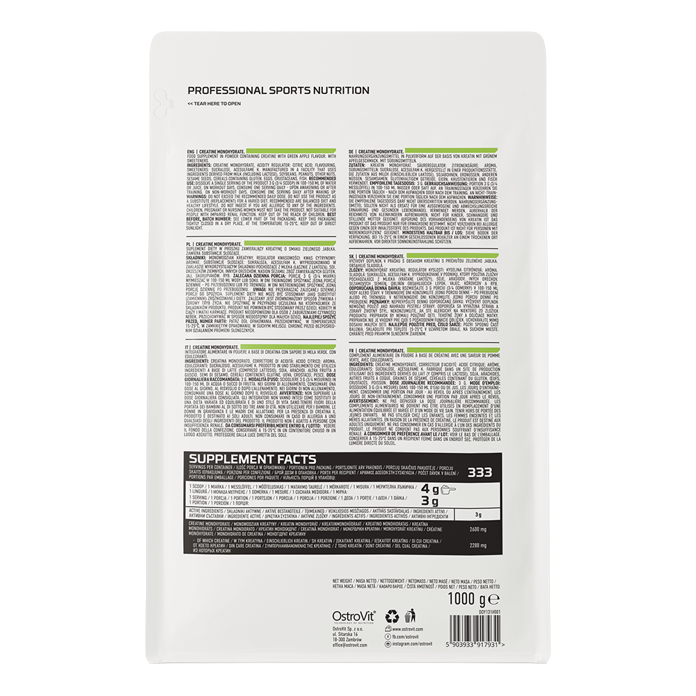 OstroVit Creatine Monohydrate