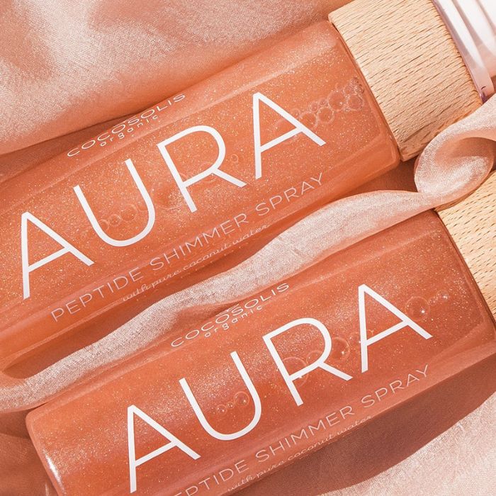 Cocosolis Aura Peptide Shimmer Spray