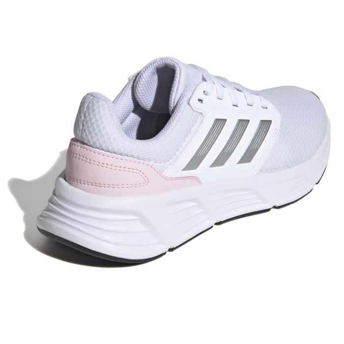 Zapatillas de running ADIDAS Galaxy 6 W para mujer - Blancas - Sintéticas - Con cordones - Planas