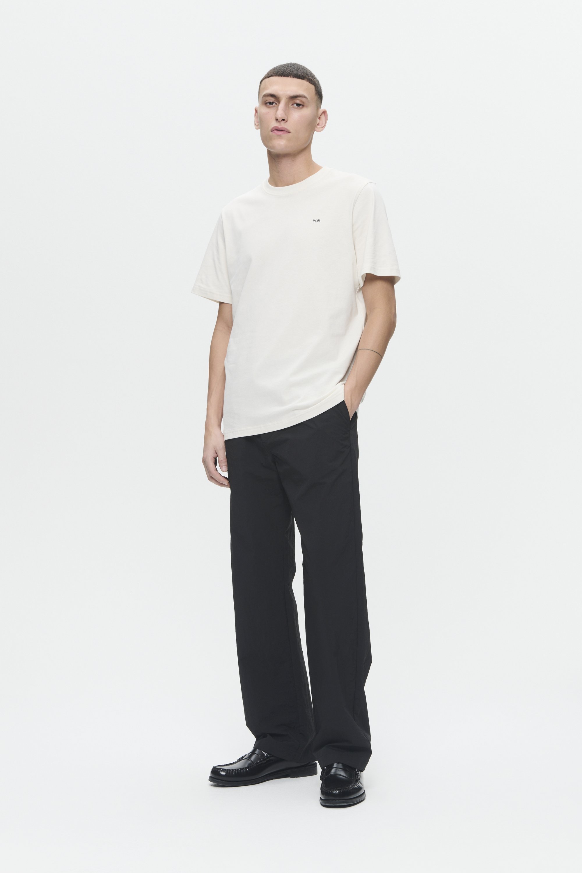 WOOD WOOD ESSENTIAL SAMI CLASSIC - T-shirt basique - motif tourbillon de sucre
