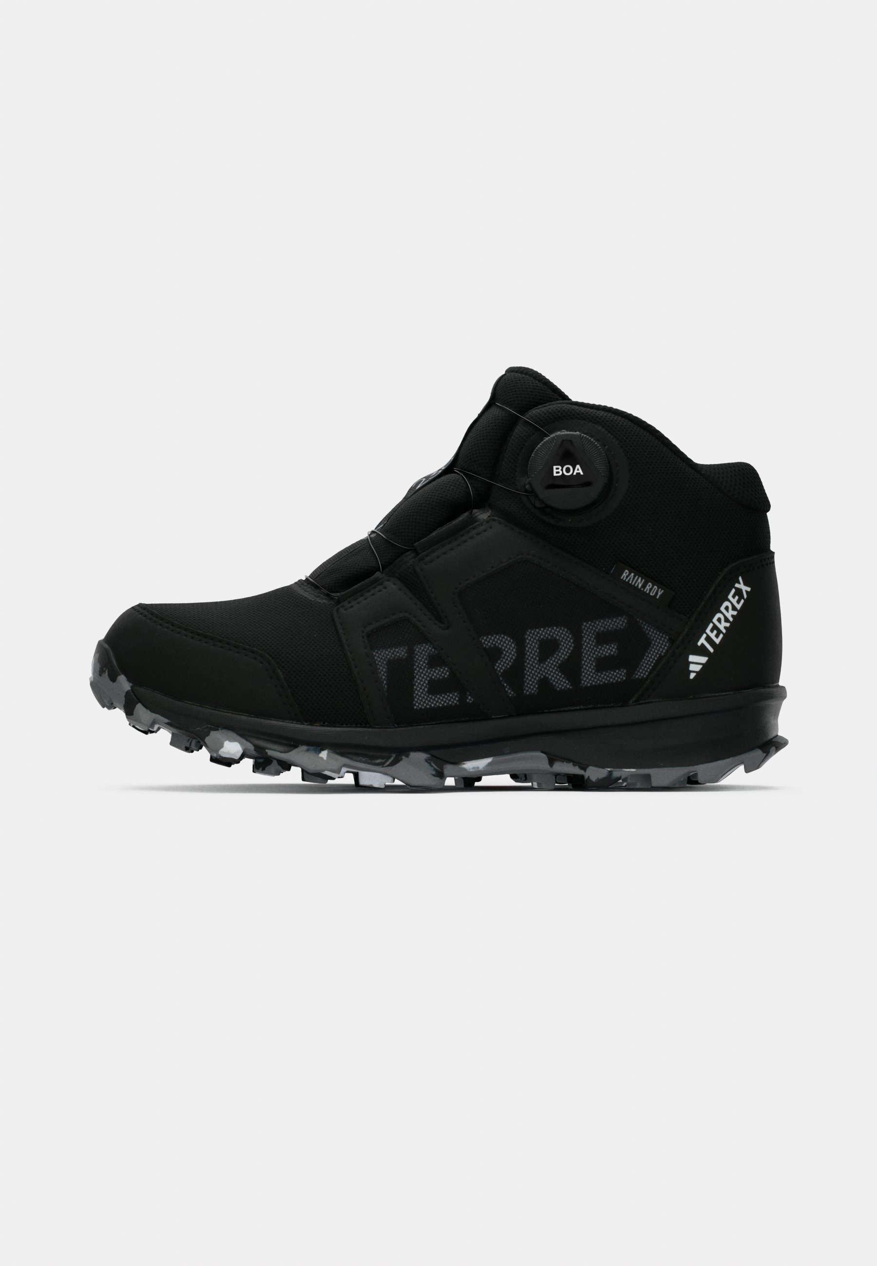 Adidas Terrex BOA MID UNISEX - Buty trekkingowe - core black/footwear white/grey three
