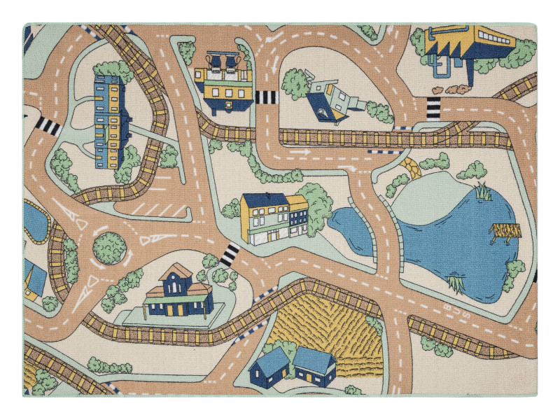 DYWAN REBEL ROADS Playtime 32 Miasteczko, dla 95x133 cm