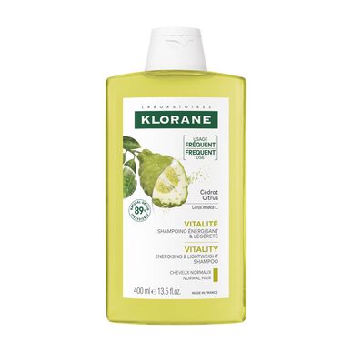 Klorane Citrus Purifying Shampoo for normalt til fett hår 400ml