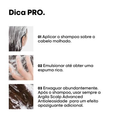 L'Oréal Professionnel Serie Expert Scalp Advanced Anti-Gras Shampoo Rauhoittava Hilsettä Vastustava Shampoo Kuiville Ja Rasvoittuville Hiuksille 500 ml