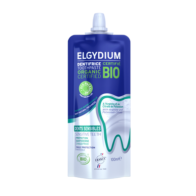 Elgydium Bio tannkrem for sensitive tenner 100 ml 100 ml