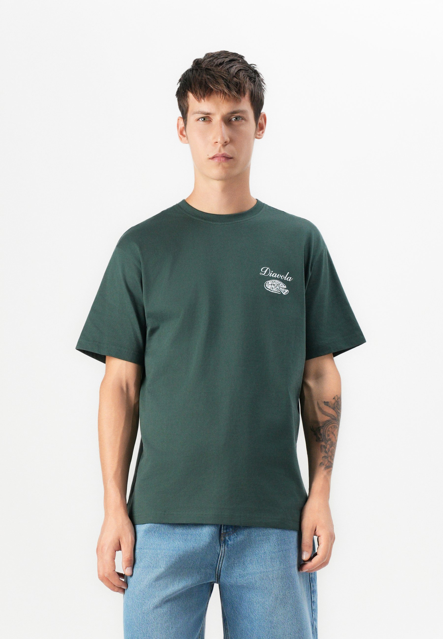 Only & Sons ONSFRED OSTERIA T-shirt imprimé - Épinette foncée