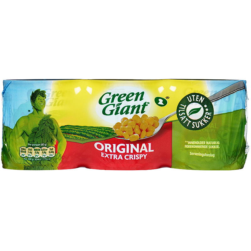 Green Giant Mais 3-pakning 594 g Green Giant