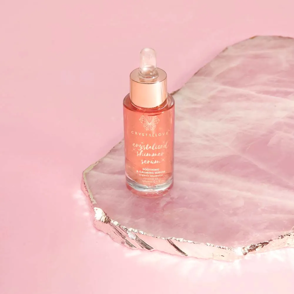 Crystallove serum do twarzy z Kwarcem Różowym i Bisabololem